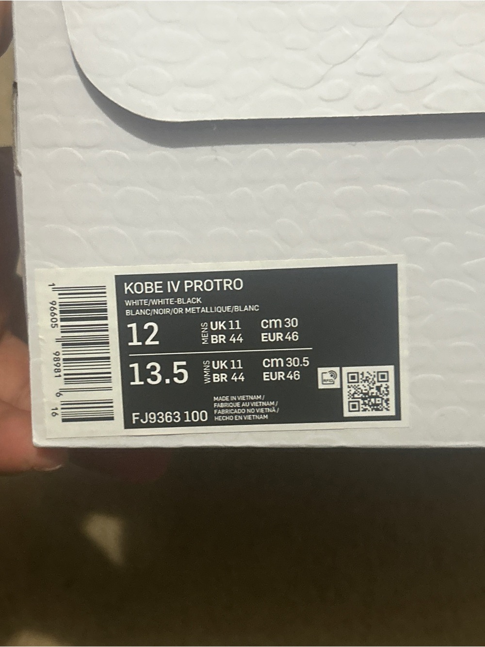 Nike Kobe IV Protro “Mambacita” Gigi – Size 12